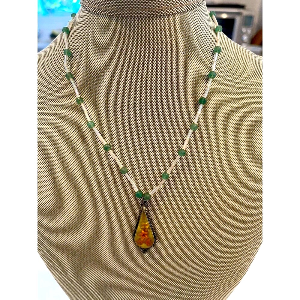 Handmade Green Necklace